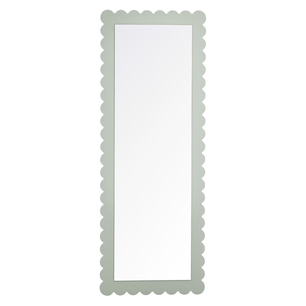 Emmeline Scalloped Rectangle Floor Mirror by Modway, photo 15 of 21