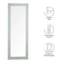 Emmeline Scalloped Rectangle Floor Mirror by Modway by HouseOfZazla