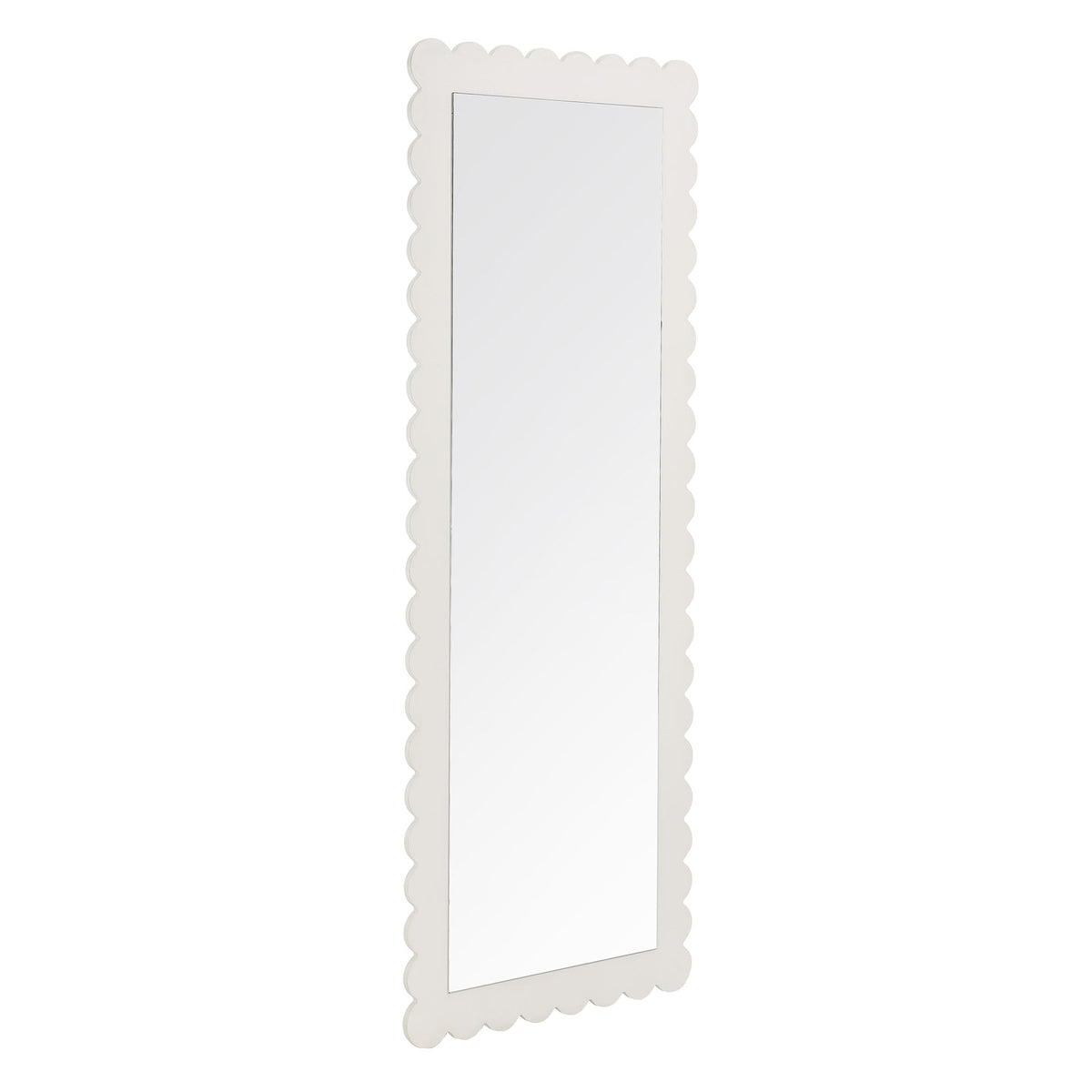 Emmeline Scalloped Rectangle Floor Mirror by Modway, photo 20 of 21