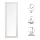 Emmeline Scalloped Rectangle Floor Mirror by Modway by HouseOfZazla