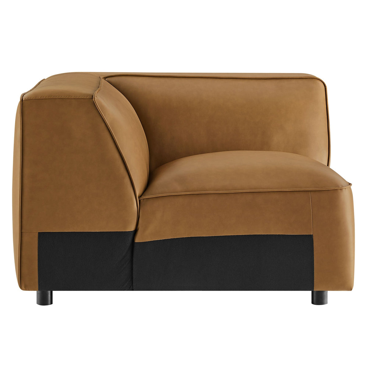 Auren Upholstered Vegan Leather Modular Corner Chair by Modway, photo 4 of 14