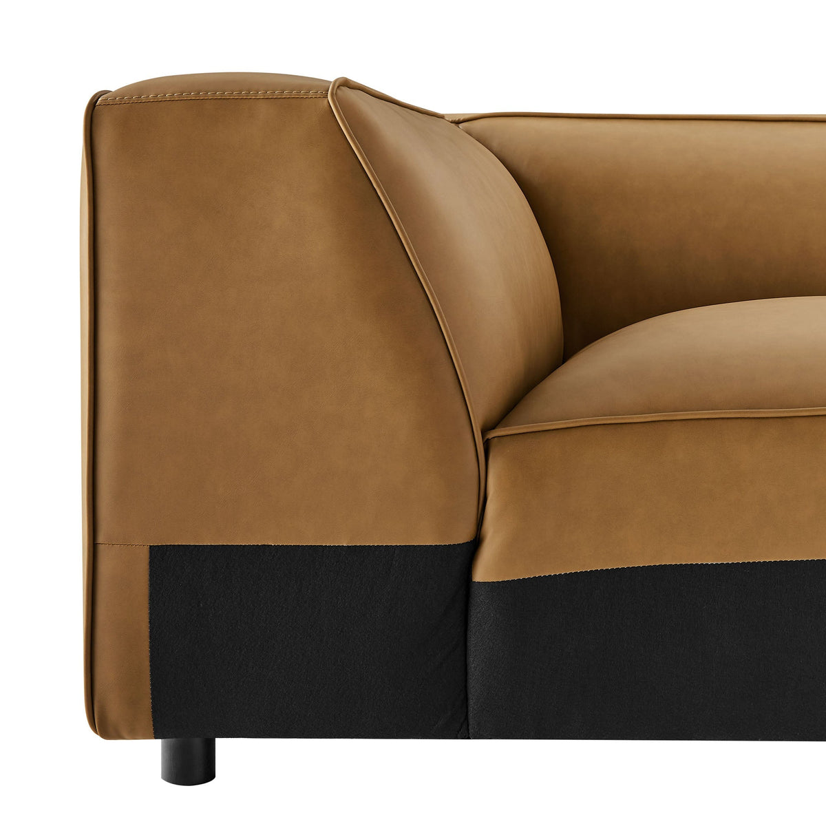Auren Upholstered Vegan Leather Modular Corner Chair by Modway, photo 7 of 14