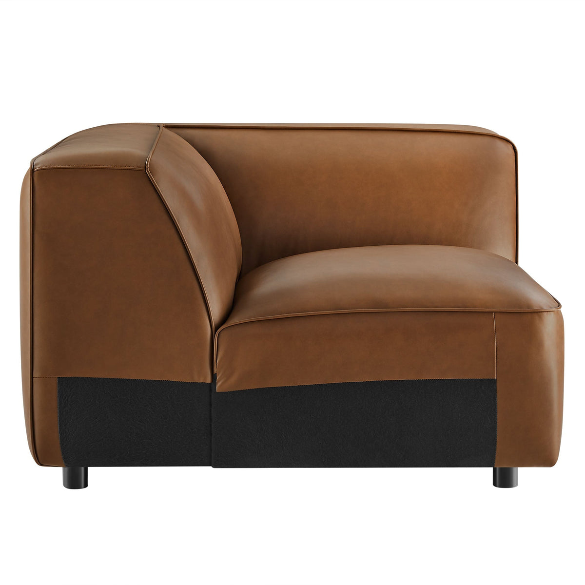 Auren Upholstered Vegan Leather Modular Corner Chair by Modway, photo 11 of 14