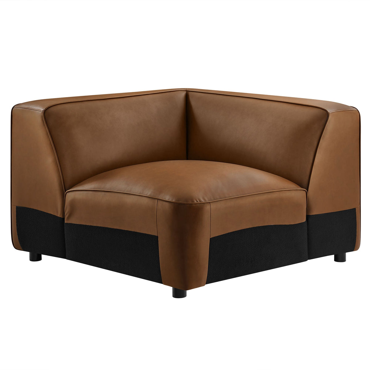 Auren Upholstered Vegan Leather Modular Corner Chair by Modway, photo 9 of 14