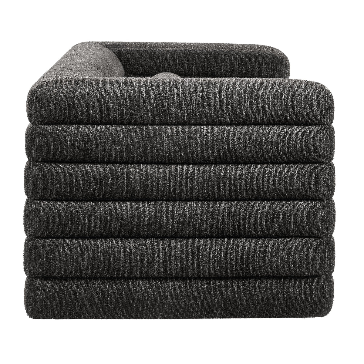 Relle Channel Tufted Boucle Upholstered Sofa by Modway, photo 4 of 14