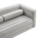 Relle Channel Tufted Boucle Upholstered Sofa by Modway by HouseOfZazla