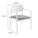 Aeris 9-Piece Outdoor Patio Aluminum Dining Set by Modway by HouseOfZazla