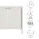 Emmeline 35" 2-Door Scalloped Sideboard Cabinet by Modway by HouseOfZazla