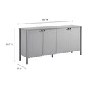 Emmeline 66" 4-Door Scalloped Sideboard Cabinet by Modway by HouseOfZazla