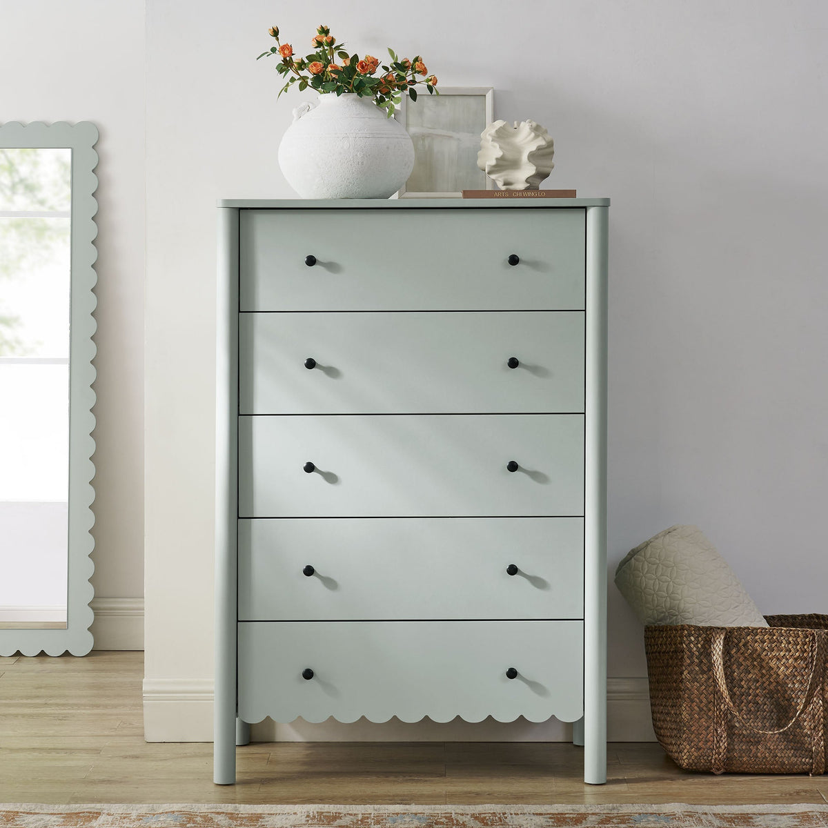 Emmeline Scalloped 5-Drawer Chest by Modway, photo 9 of 21