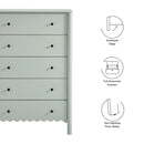 Emmeline Scalloped 5-Drawer Chest by Modway by HouseOfZazla