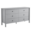 Emmeline Scalloped 6-Drawer Dresser by Modway by HouseOfZazla