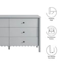 Emmeline Scalloped 6-Drawer Dresser by Modway by HouseOfZazla