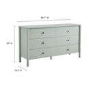 Emmeline Scalloped 6-Drawer Dresser by Modway by HouseOfZazla