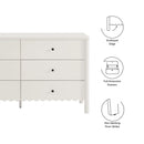Emmeline Scalloped 6-Drawer Dresser by Modway by HouseOfZazla