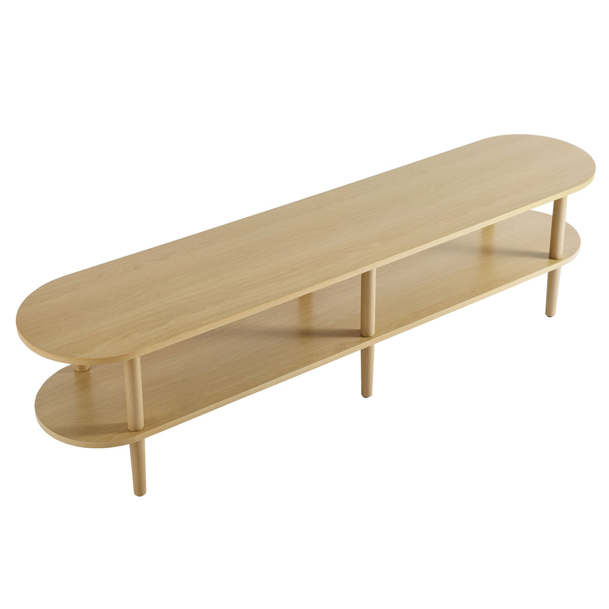 Torus Oval Wood TV Stand by Modway, photo 9 of 14