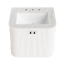 Zia 24" Wall-Mount Bathroom Vanity with Marble Sink by Modway by HouseOfZazla