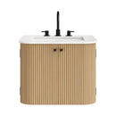 Zia 24" Wall-Mount Bathroom Vanity with Marble Sink by Modway by HouseOfZazla