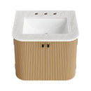 Zia 24" Wall-Mount Bathroom Vanity with Marble Sink by Modway by HouseOfZazla