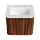 Zia 24" Wall-Mount Bathroom Vanity with Marble Sink by Modway by HouseOfZazla