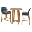 Wellspring 3-Piece Outdoor Patio Teak Wood Bar Set by Modway by HouseOfZazla