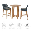 Wellspring 3-Piece Outdoor Patio Teak Wood Bar Set by Modway by HouseOfZazla