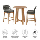 Wellspring 3-Piece Outdoor Patio Teak Wood Bar Set by Modway by HouseOfZazla