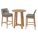 Wellspring 3-Piece Outdoor Patio Teak Wood Bar Set by Modway by HouseOfZazla