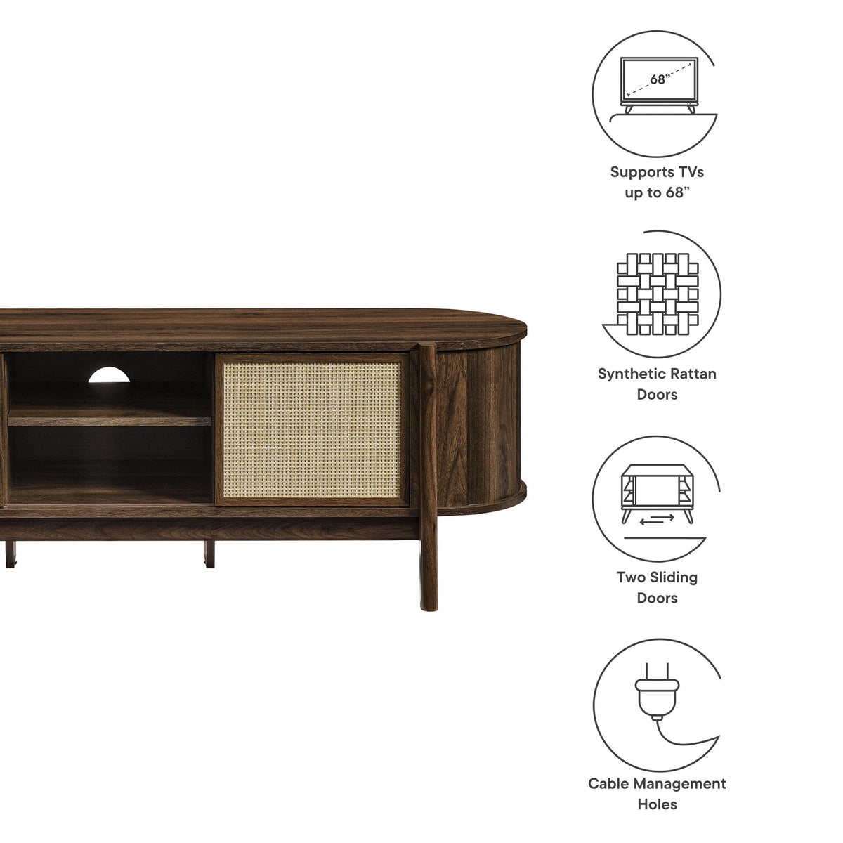 Reid 61" TV Stand by Modway, photo 3 of 7