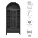 Vaughn 71" Arched Storage Display Cabinet by Modway by HouseOfZazla