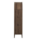 Nolan 1-Piece Wood Storage Cabinet with Arched Glass Doors by HouseOfZazla