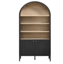 Nolan 74" Tall Wide Arched Storage Display Cabinet Bookshelf by Modway by HouseOfZazla