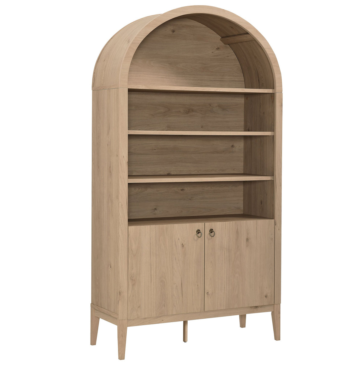 Nolan 74" Tall Wide Arched Storage Display Cabinet Bookshelf by Modway, photo 26 of 28