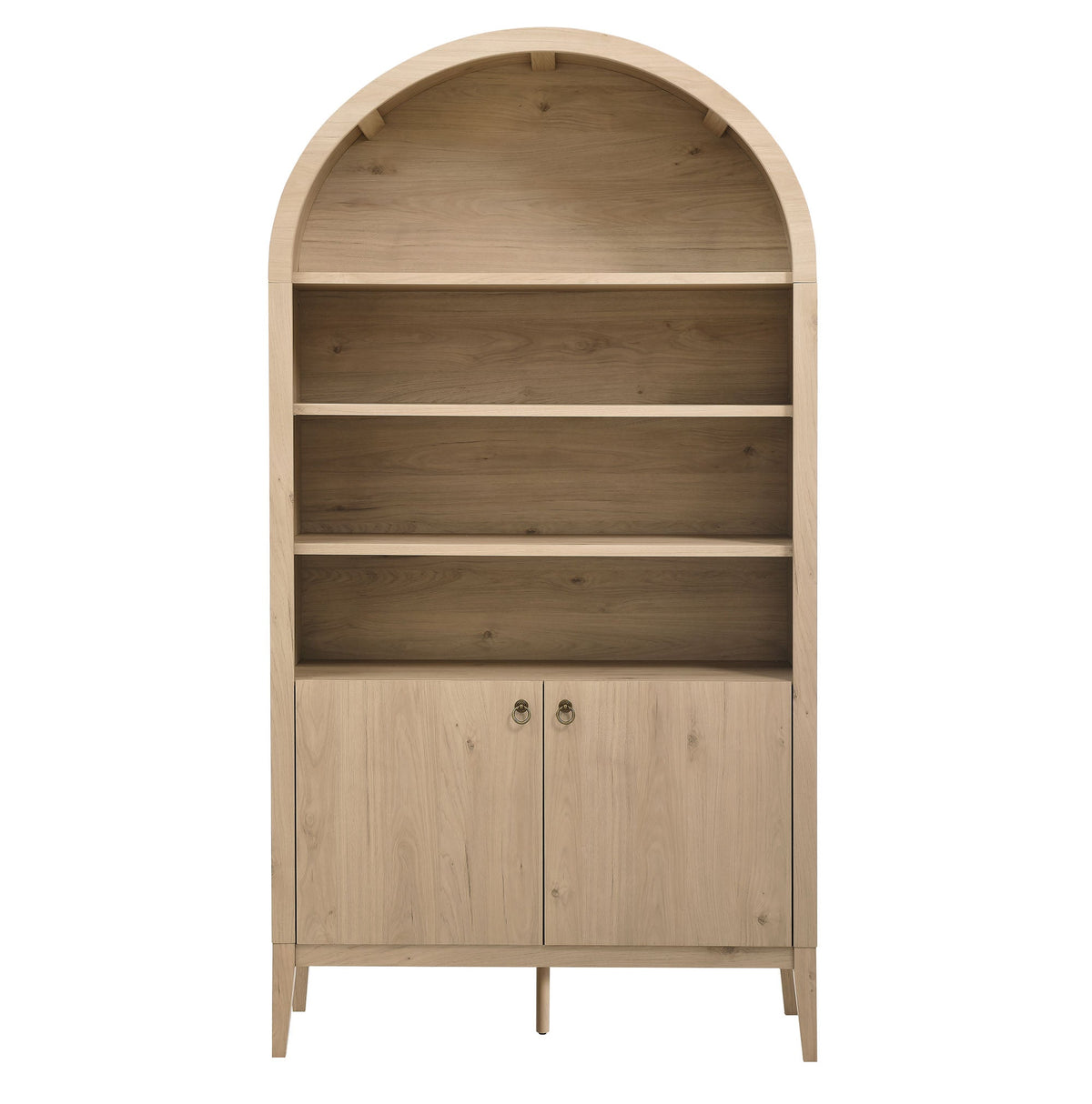 Nolan 74" Tall Wide Arched Storage Display Cabinet Bookshelf by Modway, photo 14 of 28