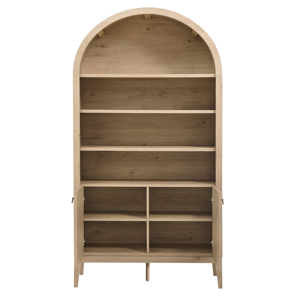 Nolan 74" Tall Wide Arched Storage Display Cabinet Bookshelf by Modway, photo 11 of 28