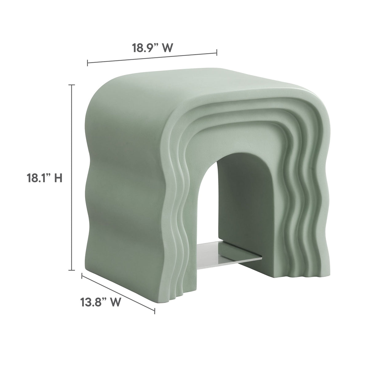 Jorin Squiggle Side Table by Modway, photo 12 of 14