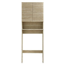 Render Over the Toilet Faux Travertine Bathroom Storage Cabinet by Modway by HouseOfZazla