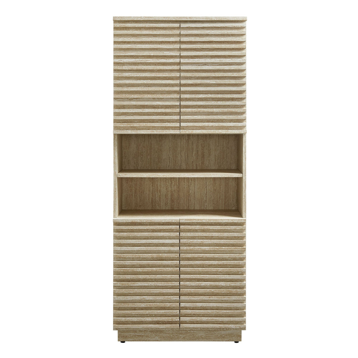 Render Tall Faux Travertine Linen Storage Cabinet by Modway, photo 5 of 7