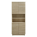Render Tall Faux Travertine Linen Storage Cabinet by Modway by HouseOfZazla