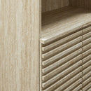 Render Tall Faux Travertine Linen Storage Cabinet by Modway by HouseOfZazla