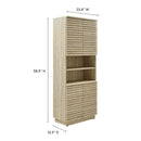 Render Tall Faux Travertine Linen Storage Cabinet by Modway by HouseOfZazla