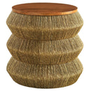 Maris Seagrass and Wood End Table by Modway by HouseOfZazla