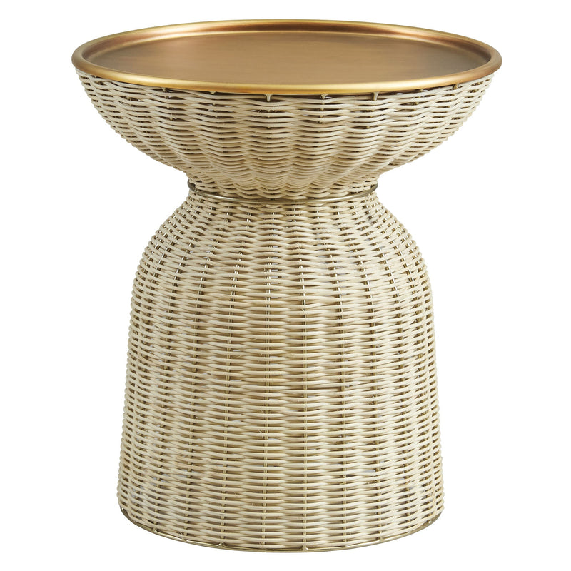 Lazaro Round Rattan Side Table by Modway