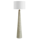 Saylor Carved Ribbed Wood Floor Lamp with Drum Shade by Modway by HouseOfZazla