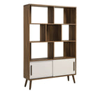 Transmit 45" Four-Tier Bookcase with Sliding Doors by HouseOfZazla