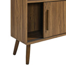 Transmit 45" Four-Tier Bookcase with Sliding Doors by HouseOfZazla