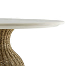 Zale 36" Marble and Seagrass Dining Table by Modway by HouseOfZazla