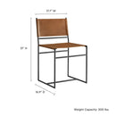 Thatcher Leather and Metal Dining Chair by Modway by HouseOfZazla
