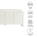 Waterflute 70" Fluted Sideboard Cabinet by Modway by HouseOfZazla