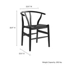 Amish 29" Wood Dining Chair by Modway by HouseOfZazla
